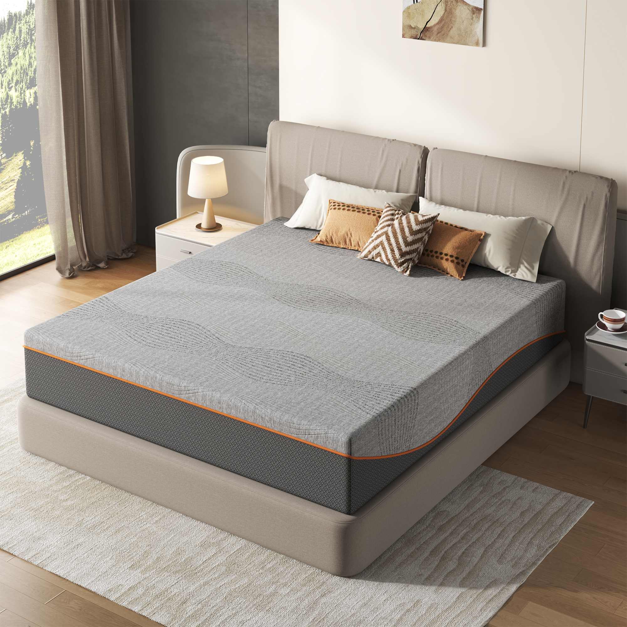 King Size Mattress β 12 Inch Memory Foam Mattress