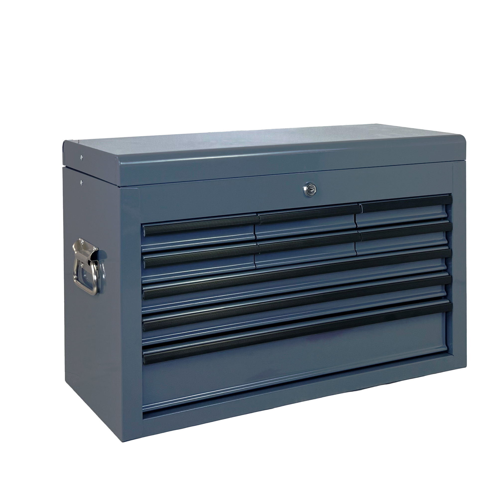 Heavy Duty Metal Tool Box, 24-inch, Portable Metal Tool Box with 9 Drawers, Small Tool Chest with EVA Liners, Ball Bearing Slide Drawers Locking & Powder Coated Finish, Multi-Function Tool Organizer — foto 6