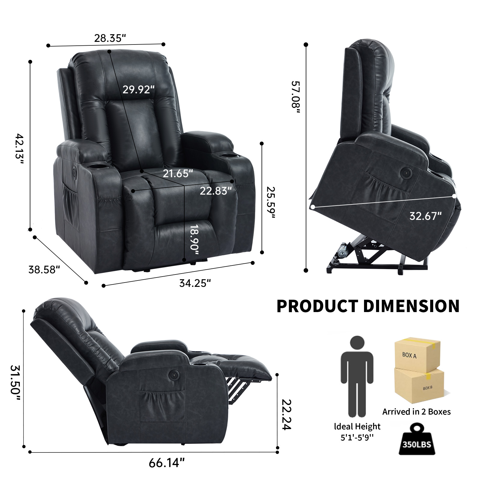 Power Lift Recliner Chair, picture 2 of 5