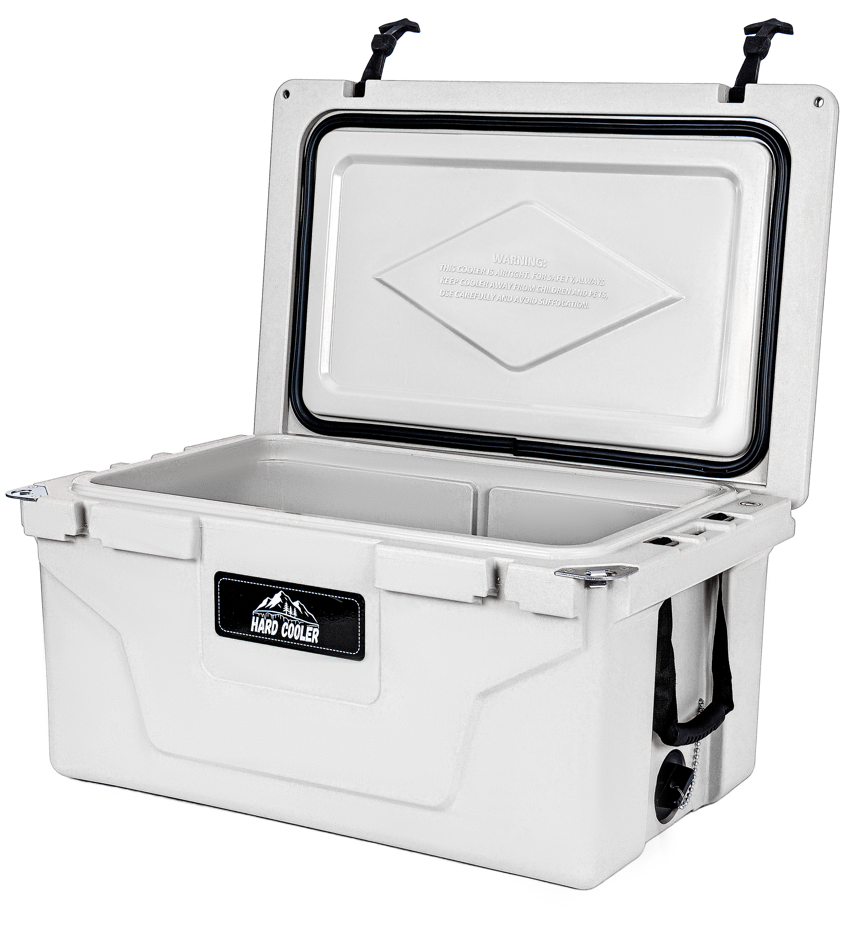 White outdoor Camping Picnic Fishing portable cooler 65QT Portable Insulated Cooler Box — foto 13