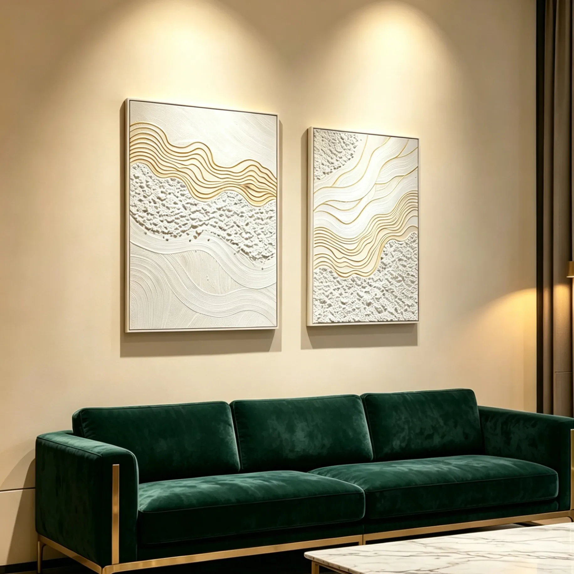 24x36 Set of 2 Framed Abstract Wall