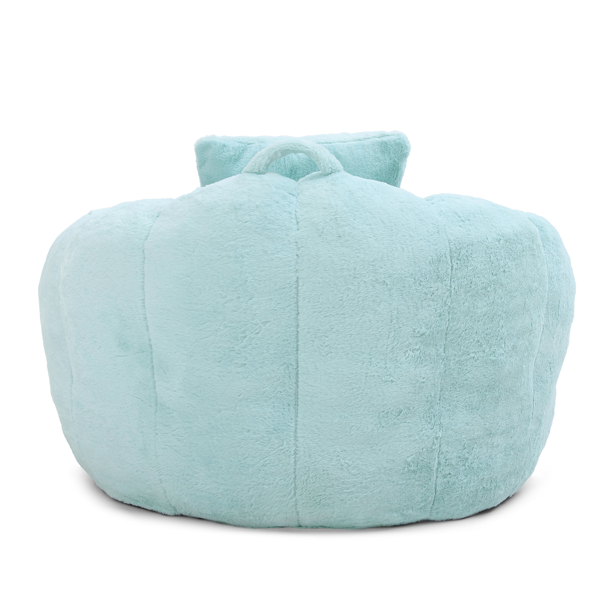 Giant Bean Bag Chair withFootstool, Oversized Bean Bag for Adults and Kids, Faux Fur Shell-Shaped Large Chair with Filler, Stuffed Big Accent Sofa, Floor Sofa for Gaming,Reading Living Room Bedroom 8