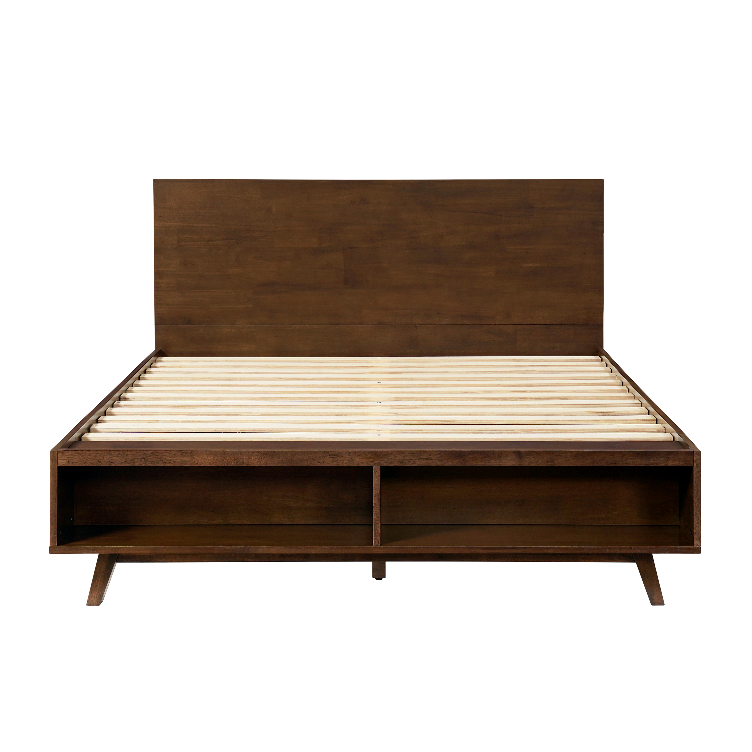 Walnut Platform Bed Frame