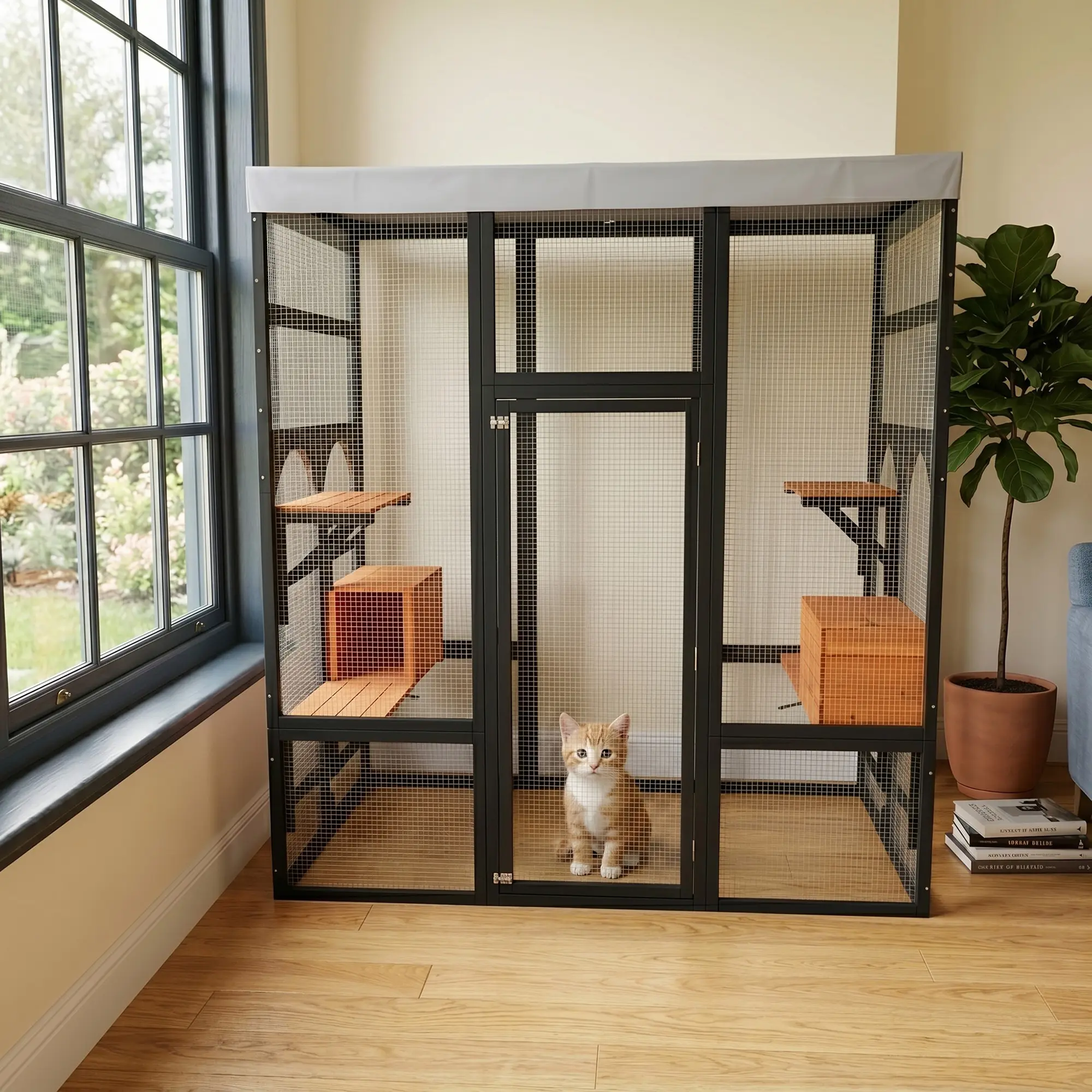 Large Outdoor Cat Enclosure Catio