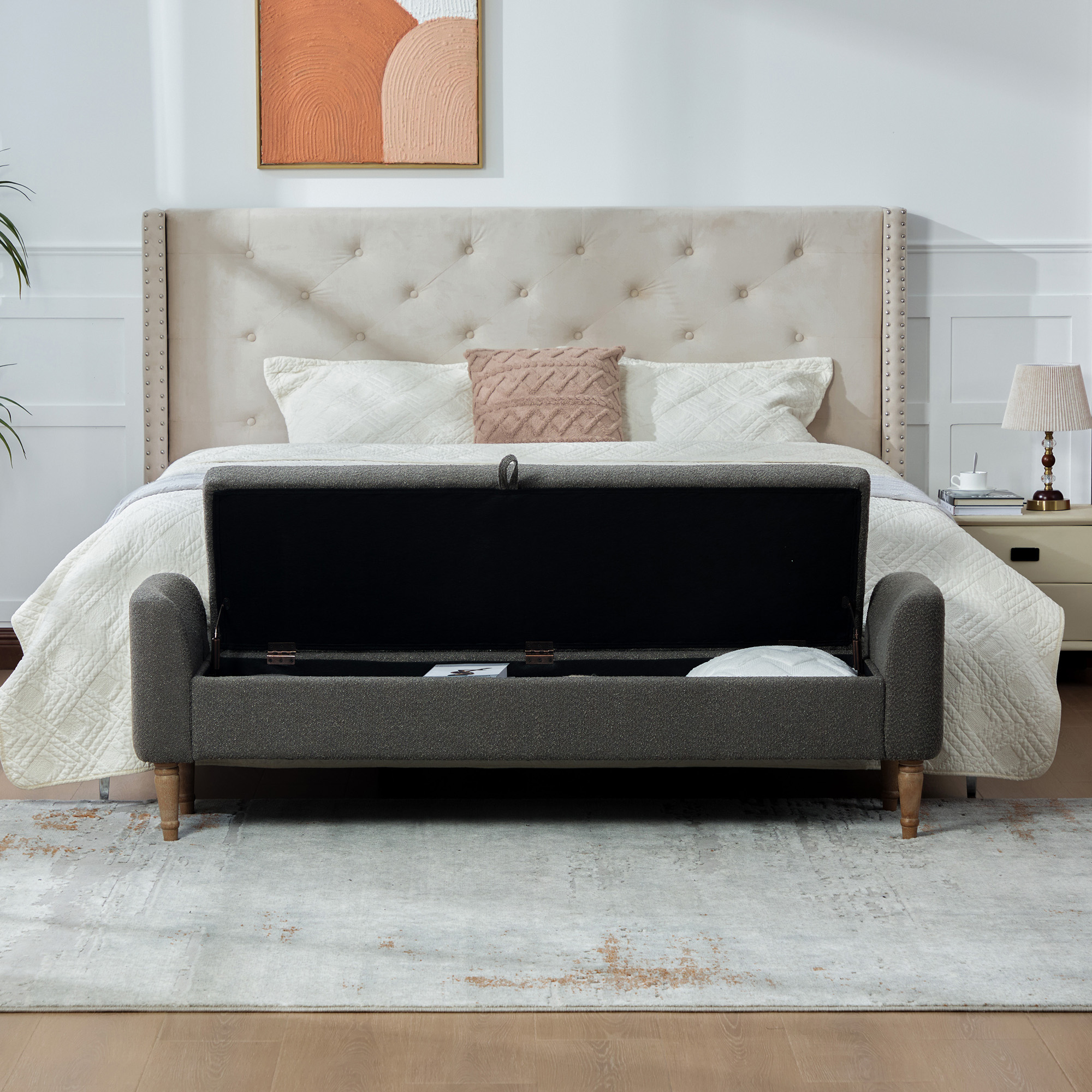 Upholstered Storage Bench
