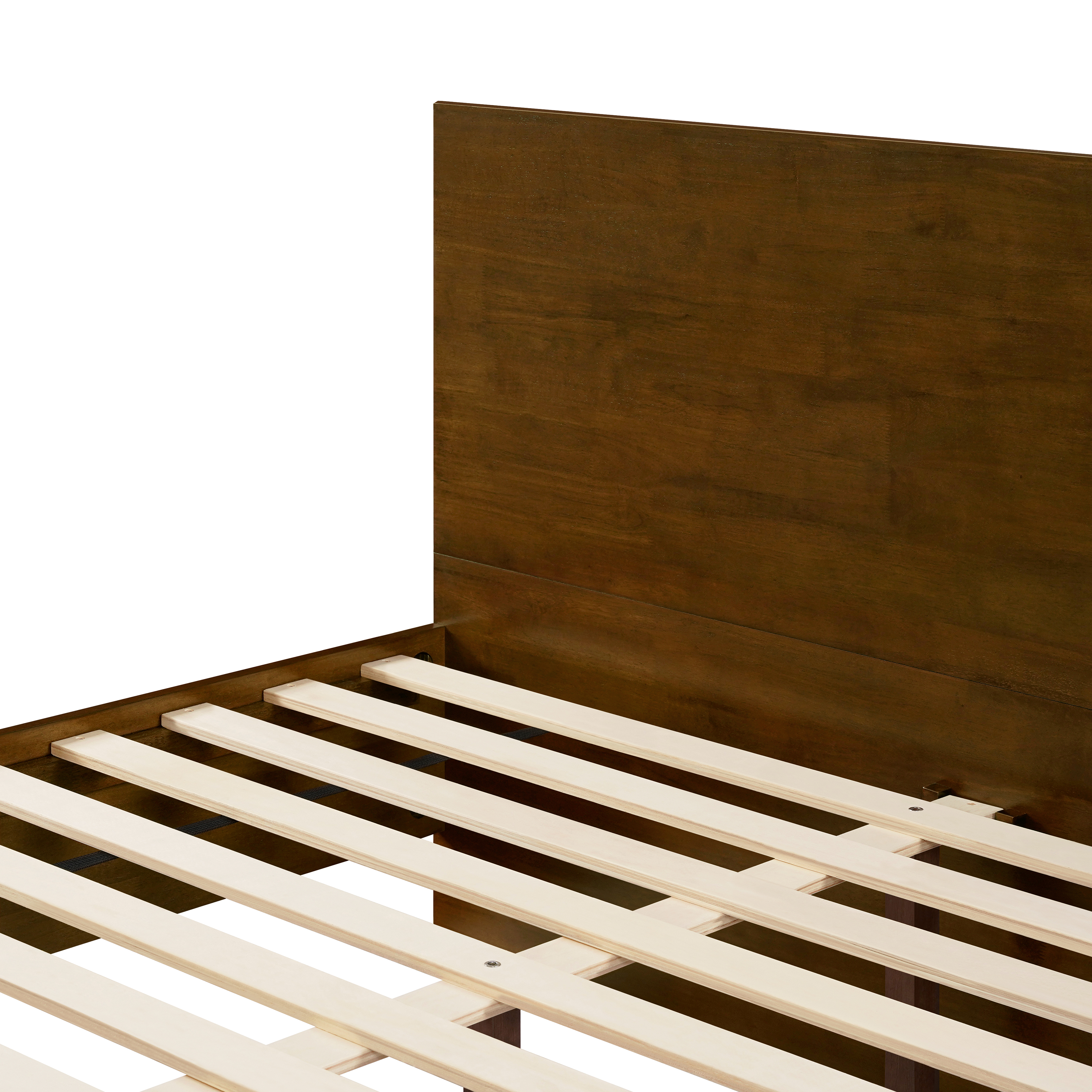 Walnut Platform Bed Frame, picture 3 of 5