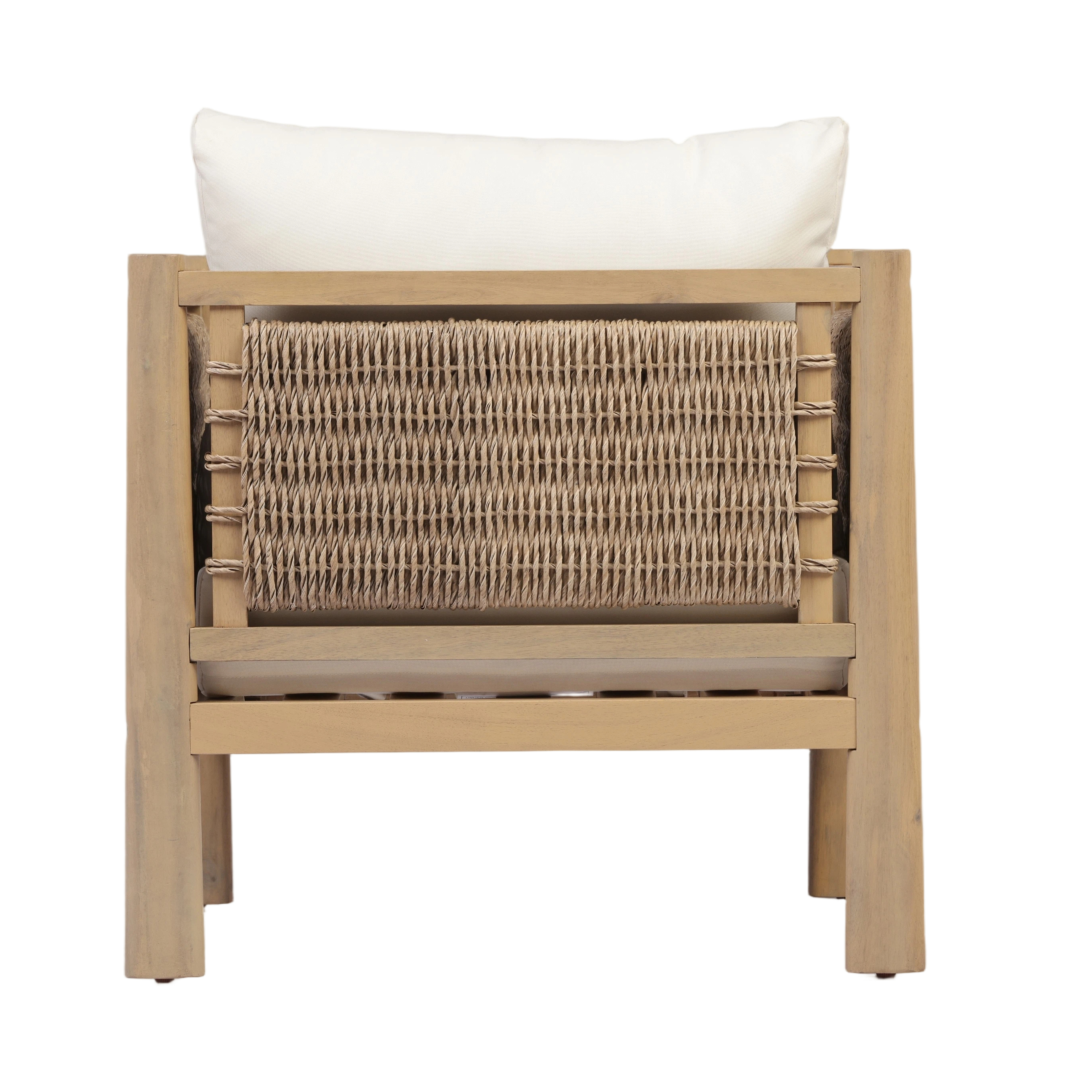 Acacia Wood Patio Chair, picture 2 of 4