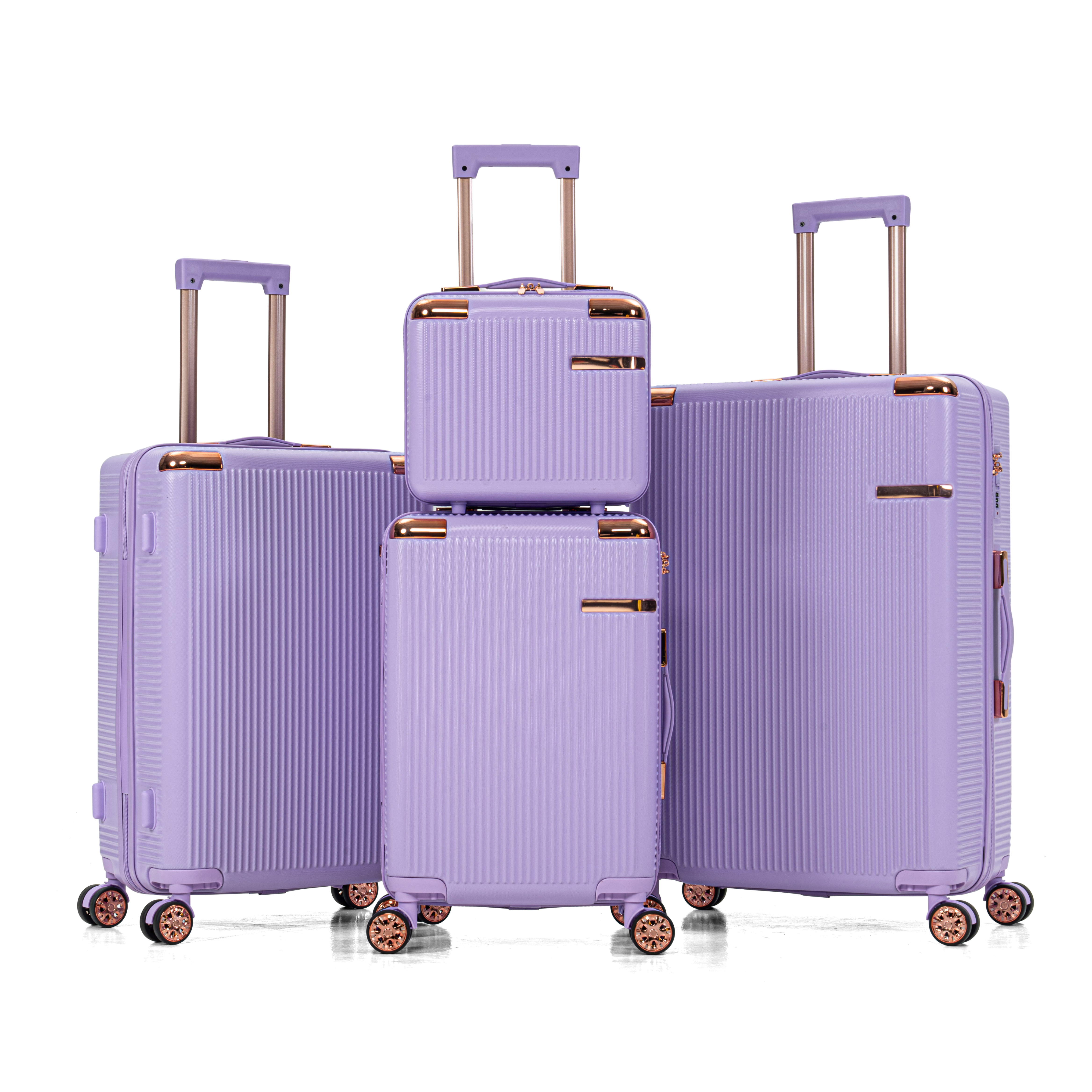 4-piece hard luggage 360 dual rotating four-wheel