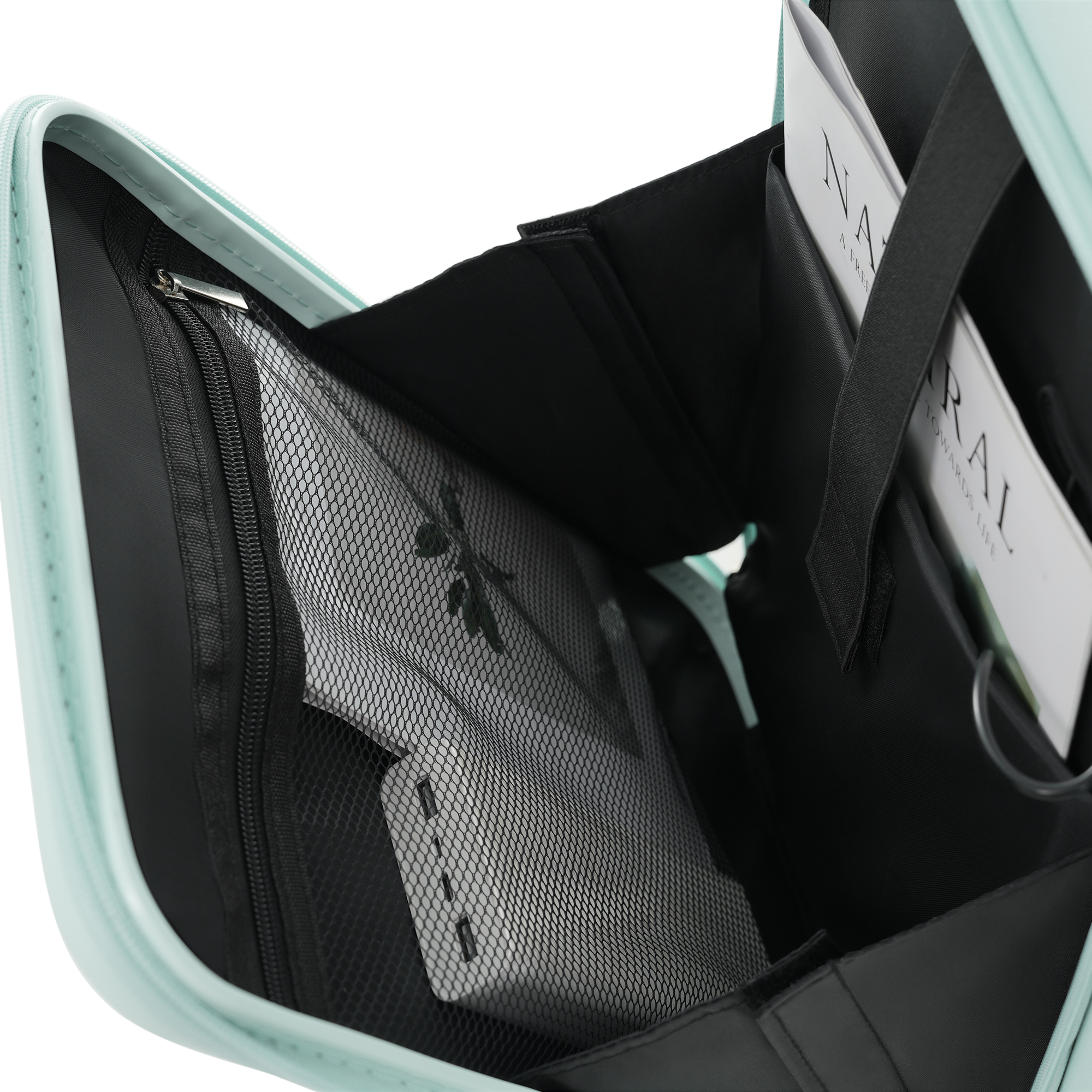 4-Piece Luggage Set with USB Charging Ports - 20in Carry-On (Front-Opening for Laptop) 28in Checked Suitcase with TSA Lock Travel Duffel Bag Wet-Dry Toiletry Bag, grey green 2