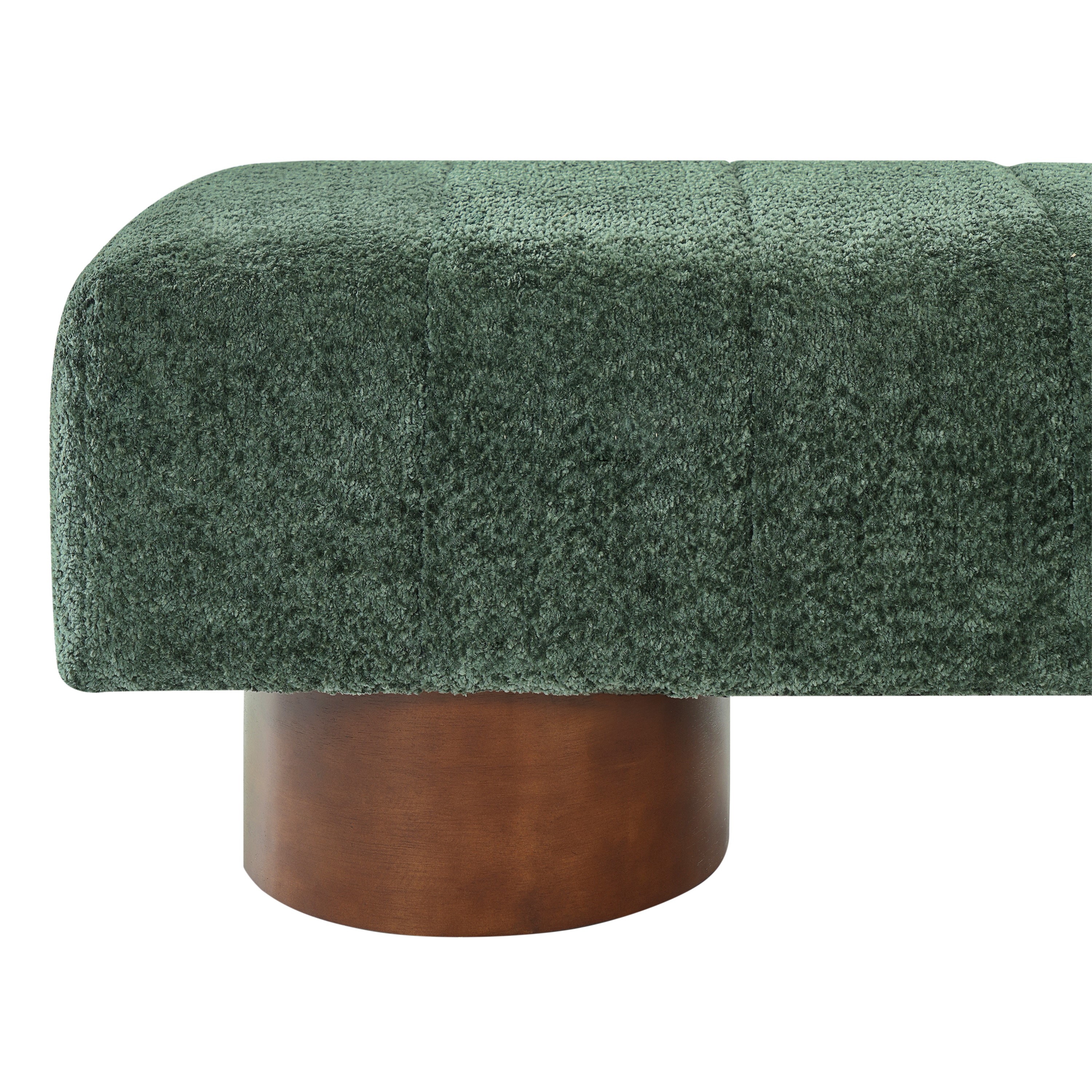 Boucle Upholstered Dining Bench, picture 3 of 5