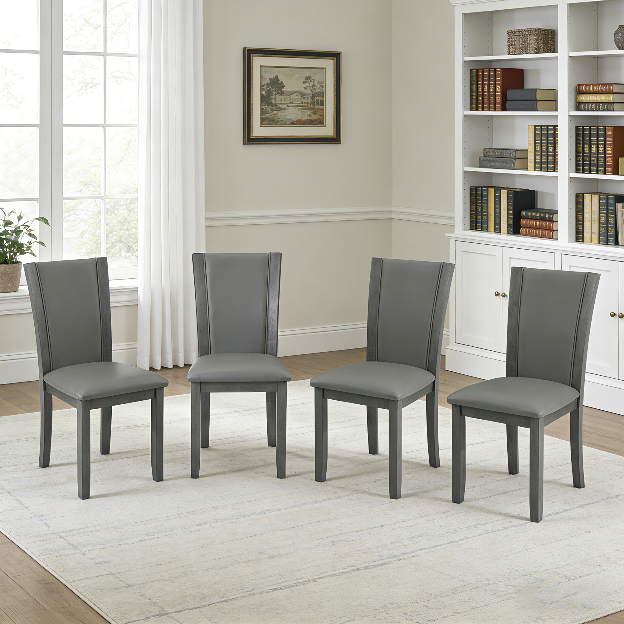 Upholstered Wooden Dining Chairs