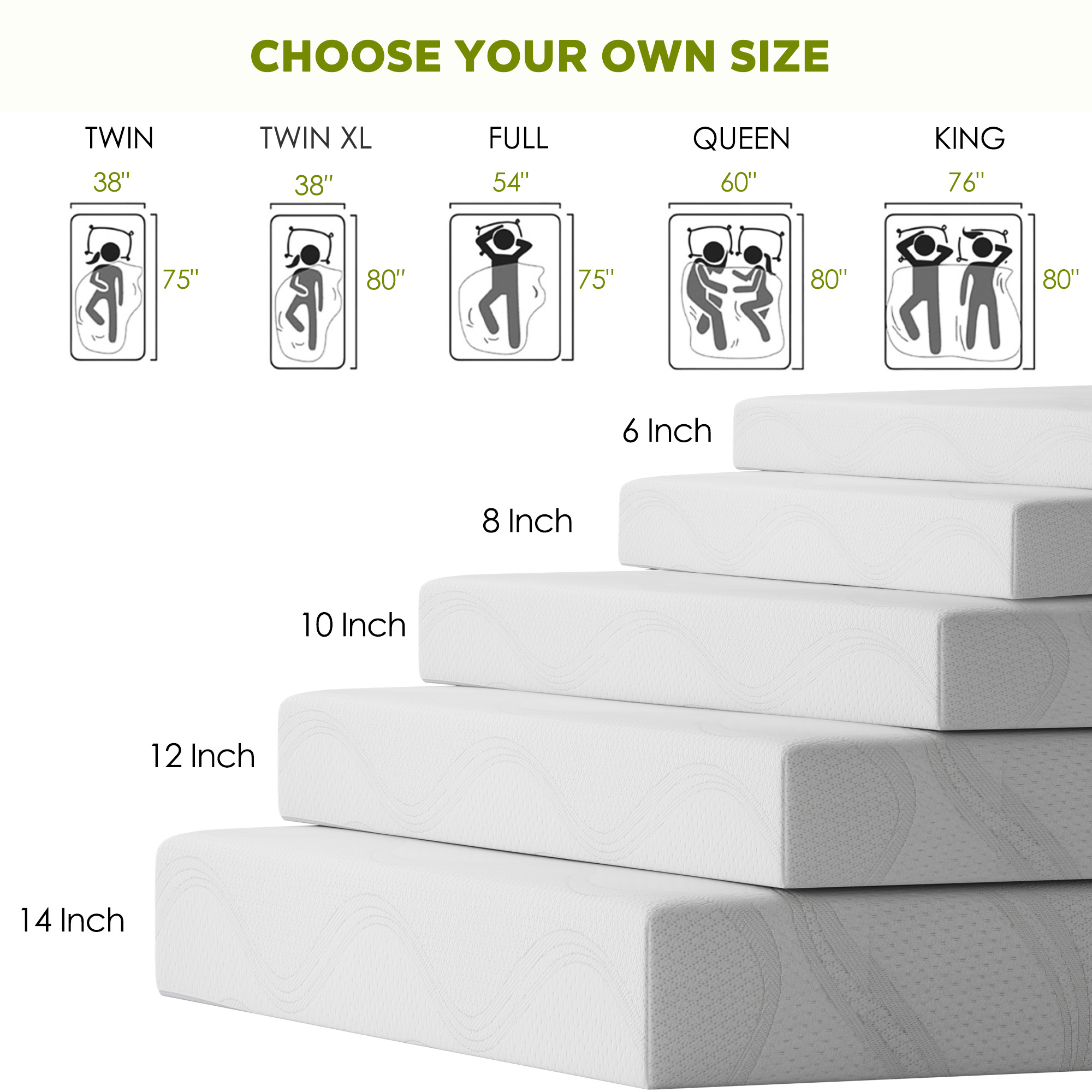 Queen Size Memory Foam Mattress — photo 5
