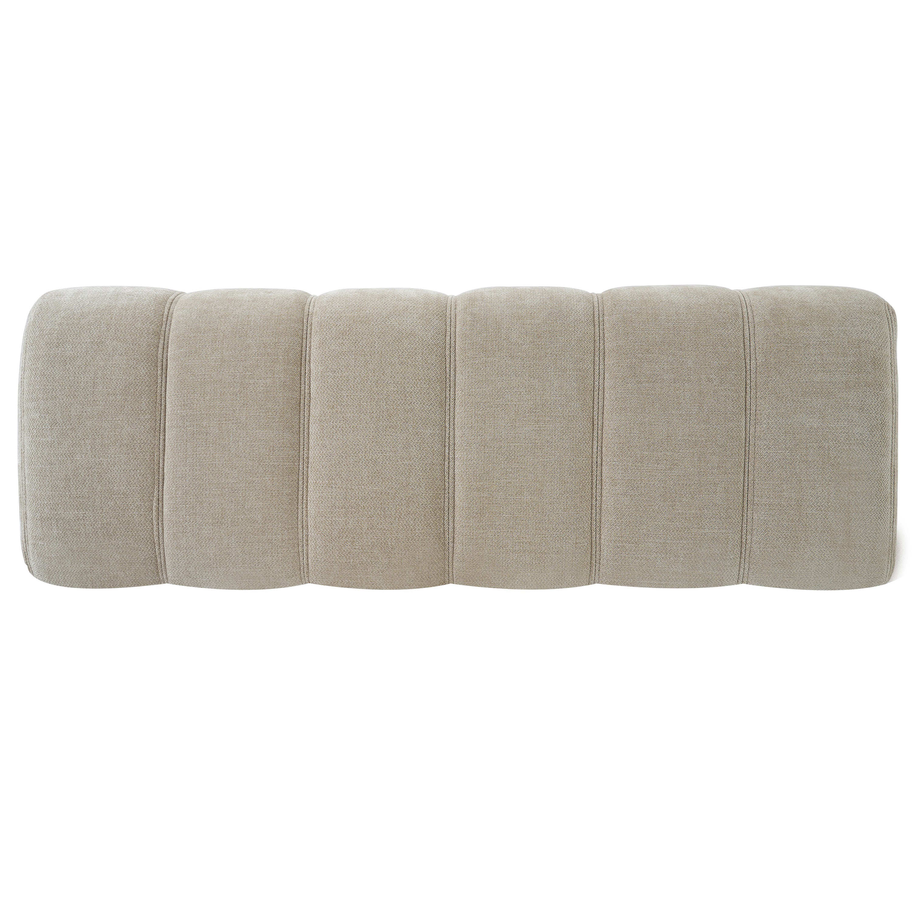 Chenille Upholstered Dining Bench, picture 1 of 4