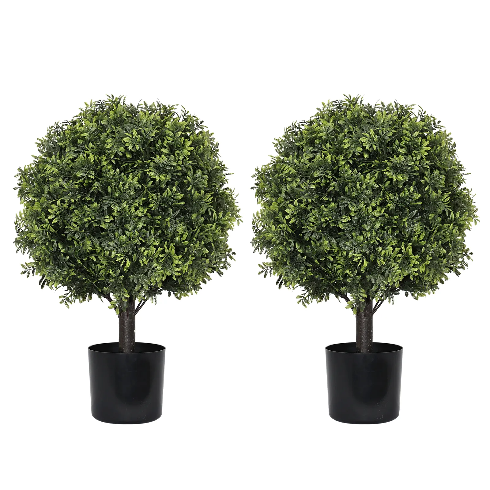 22in Artificial Topiary Boxwood Ball Trees