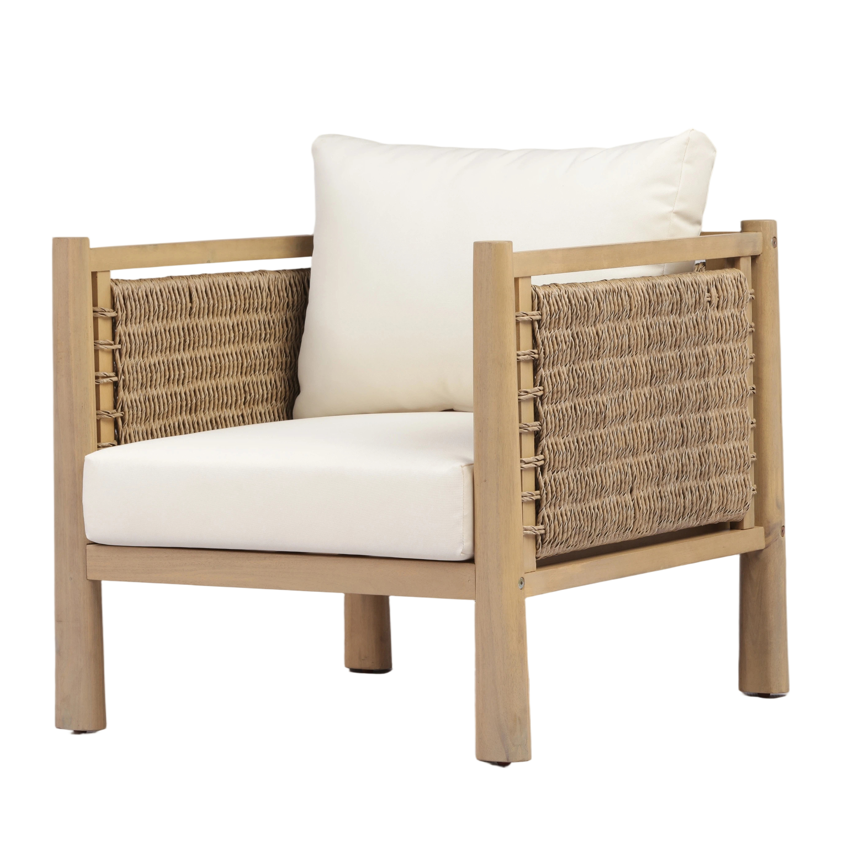 Acacia Wood Patio Chair, picture 3 of 4