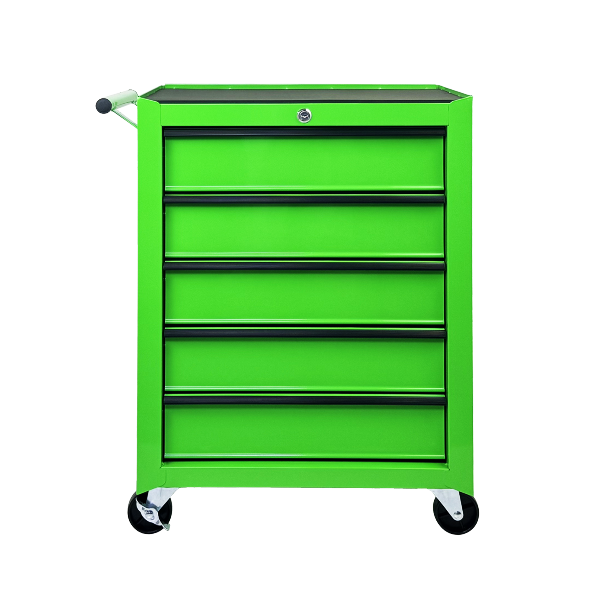 Rolling Metal Tool Chest with 5 Drawers, 20" 5-Drawer Tool Chest Cabinet with Ball Bearing Drawer Slides, Steel Tool Storage Box Organizer -GREEN — foto 8