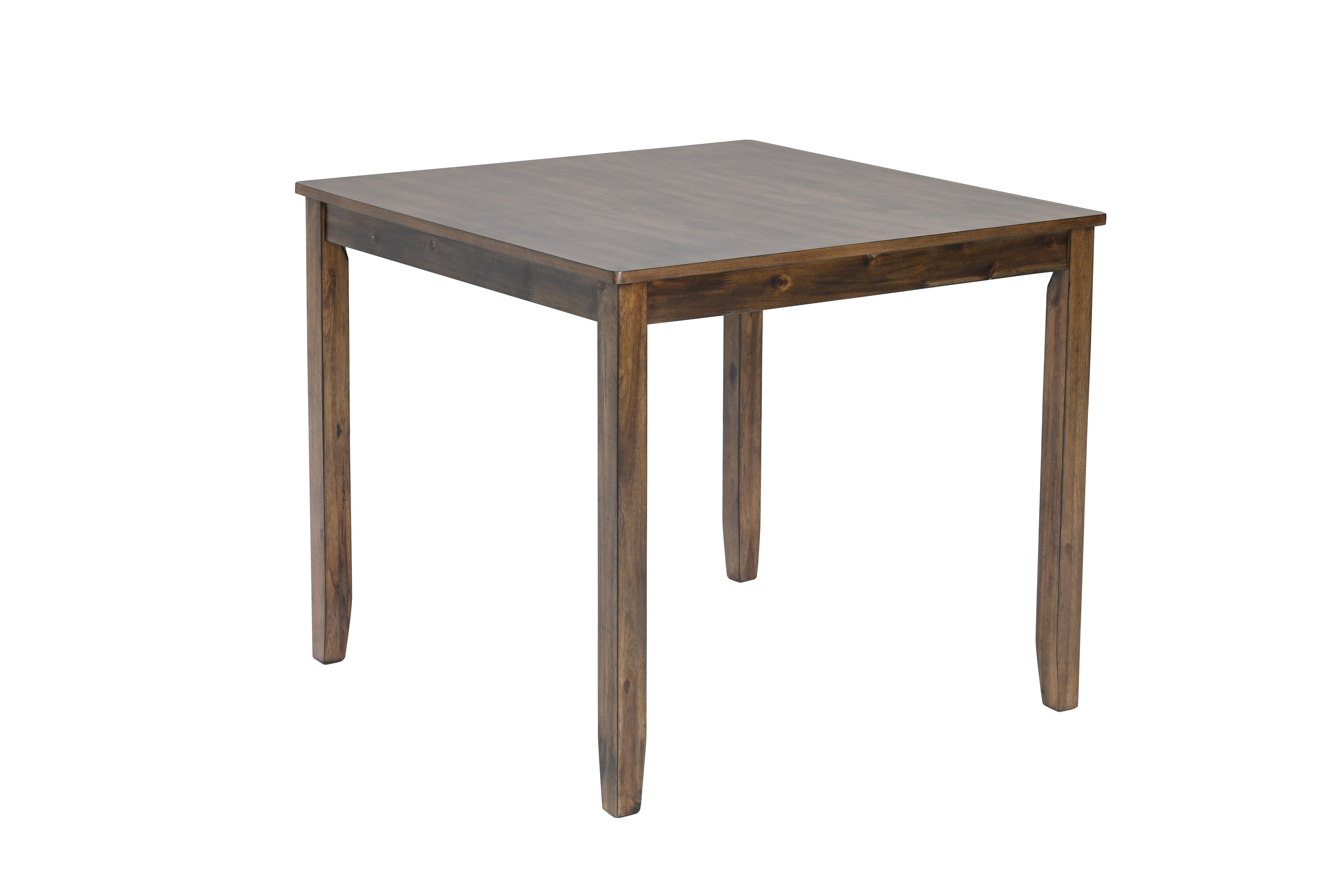 Wooden Dining Square Table, Kitchen Table for Small Space, 4 Person Dining Table, Walnut ONLY THE TABLE 8