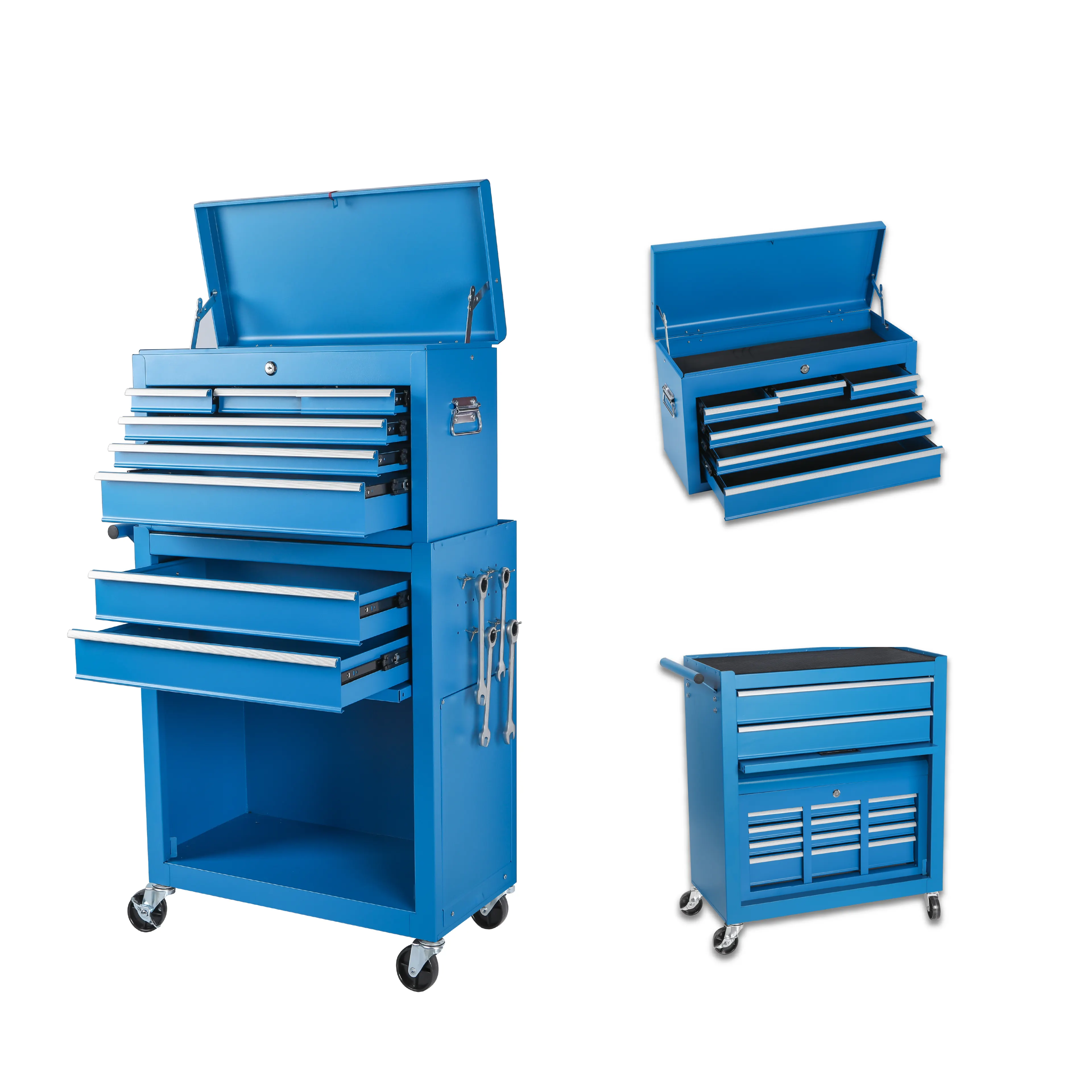 Tool Chest, 8-Drawer Rolling Storage Cabinet