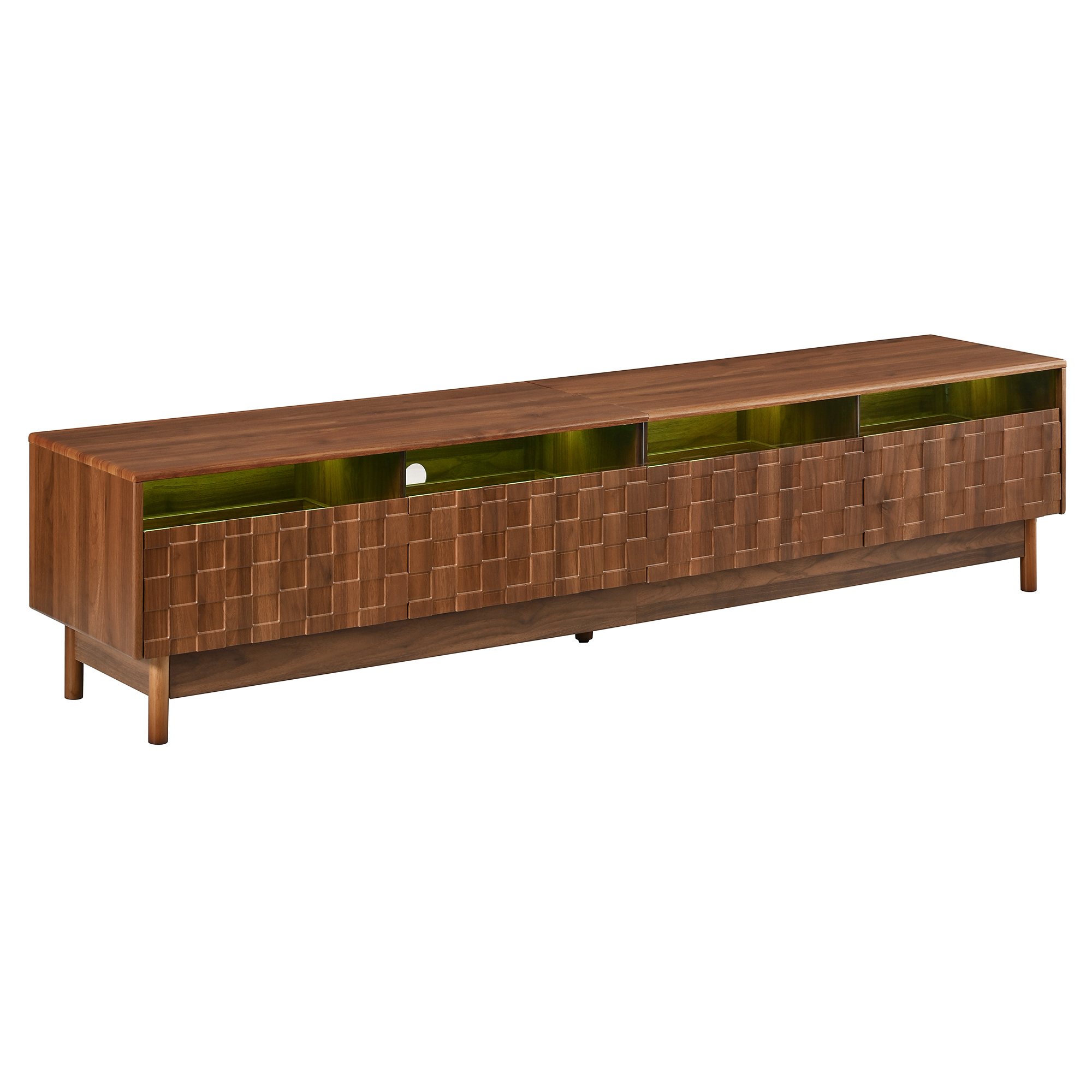 Wood TV Stand, picture 2 of 4