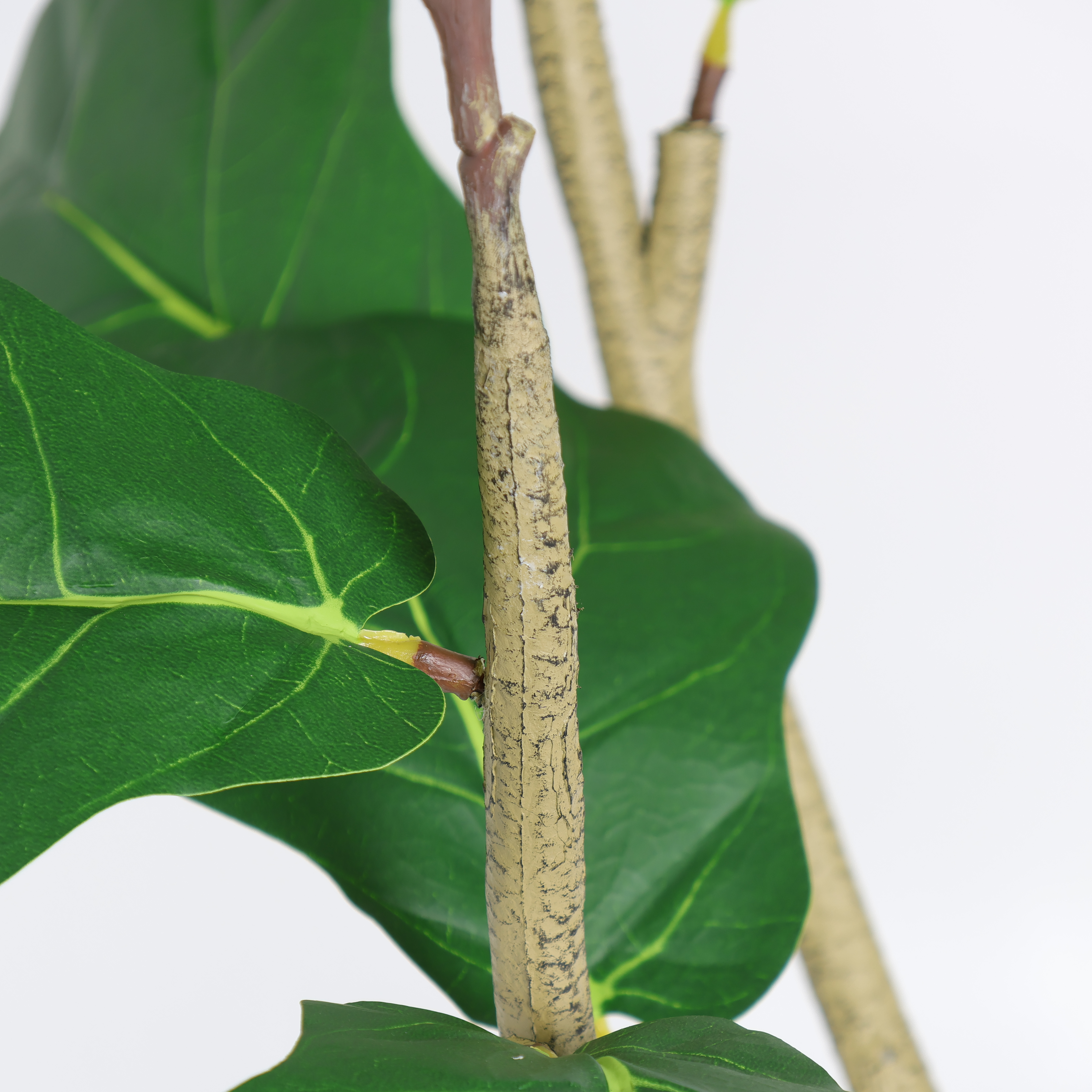 6FT Artificial Fiddle Leaf Fig Tree, Realistic Faux Potted Plant in Black Pot, 1pc/set — foto 8