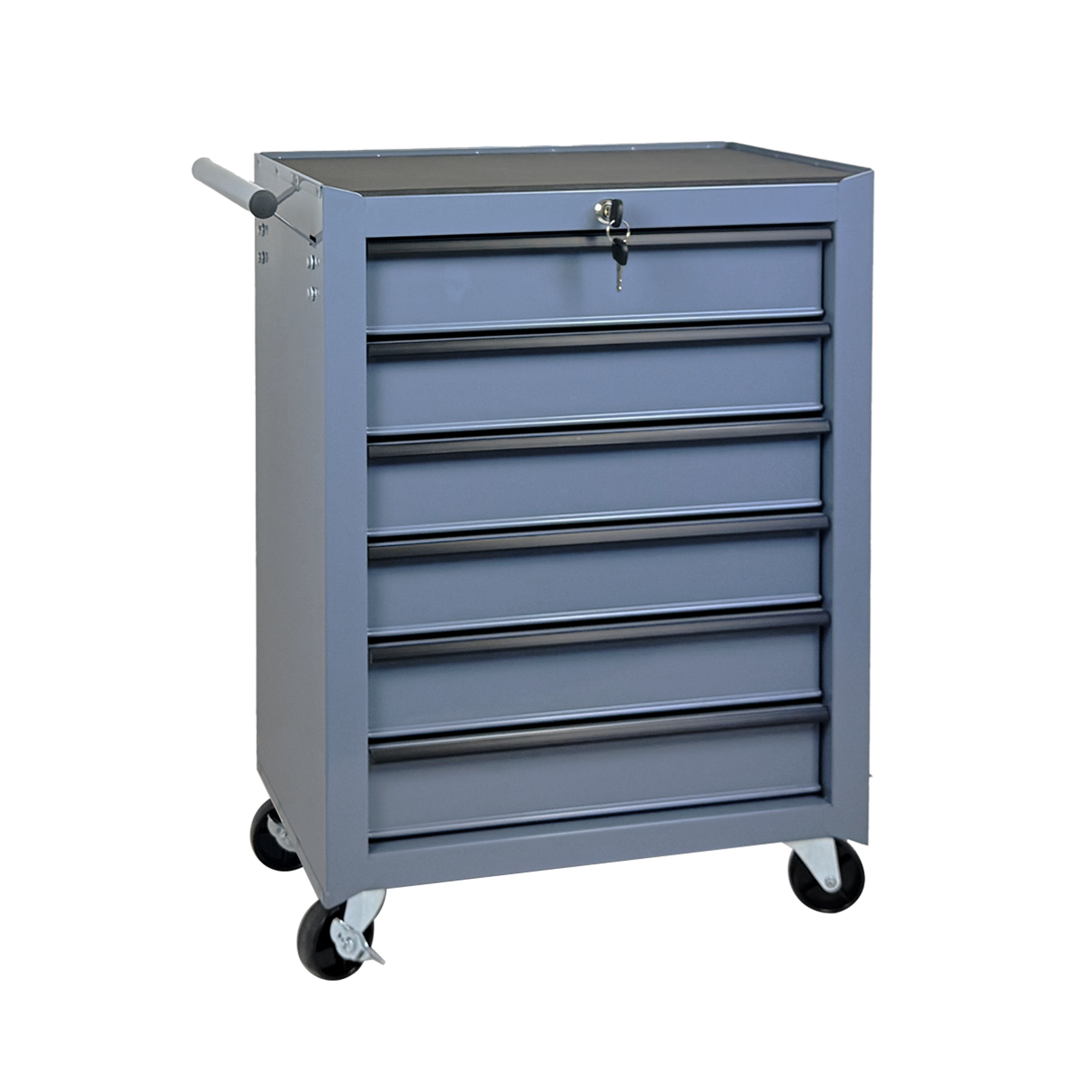 Rolling Metal Tool Chest with 6 Drawers, 20" 6-Drawer Tool Chest Cabinet with Ball Bearing Drawer Slides, Steel Tool Storage Box Organizer  -GREY — foto 5
