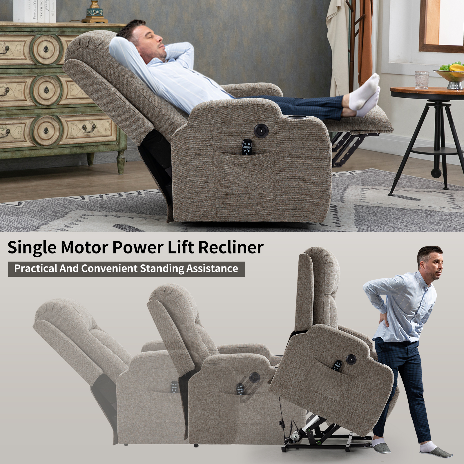 Power Lift Recliner Chair, picture 4 of 4