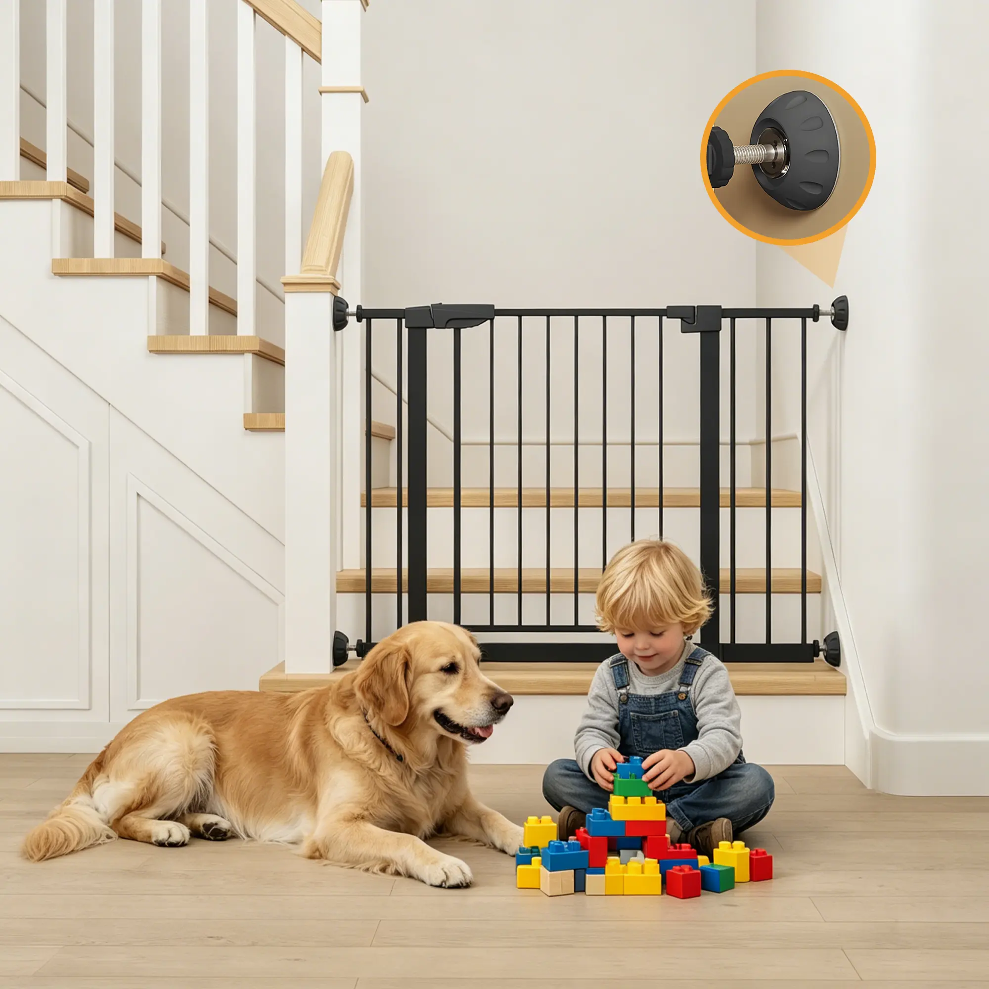 29.5-45.3" Wide Baby Gate