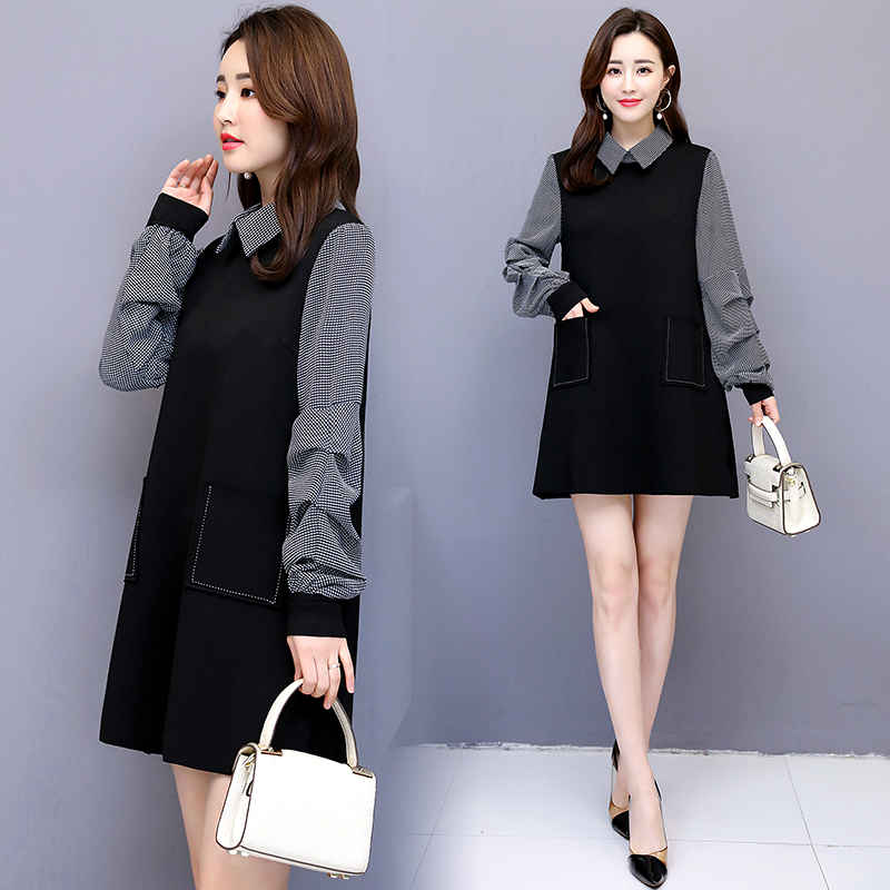 Fashion elegant long sleeve dress