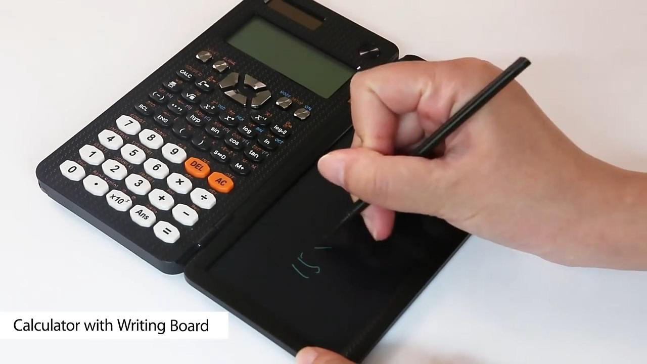 2 In 1 Foldable Scientific Calculators Handwriting Tablet Learning Function Calculator  Foldable Desk Scientific Calculators
