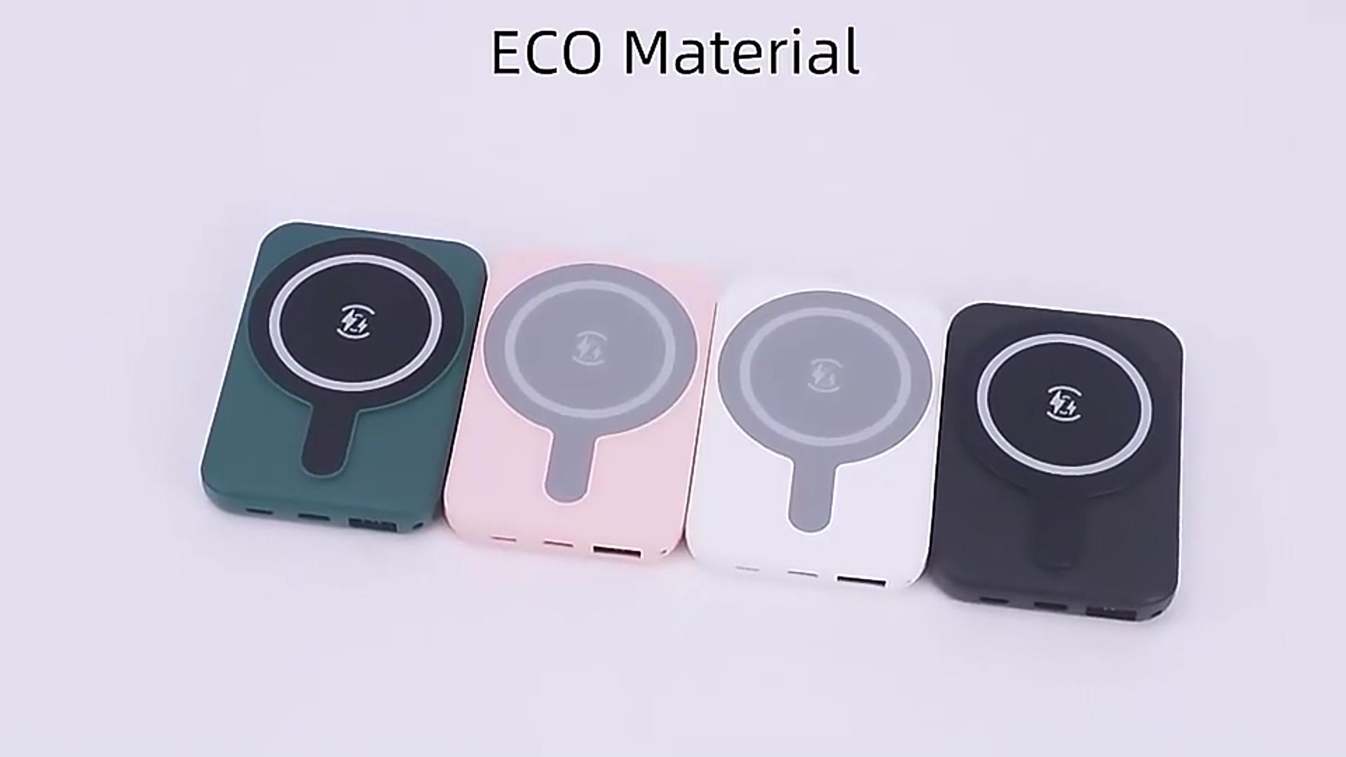 Mini Fast Charging Magnetic Wireless Power Bank 5000mAh