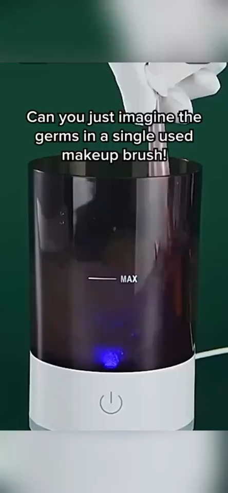 Automatic Brush Cleaner Electric Makeup Brush Cleaning Machine Fast Clean Dryer