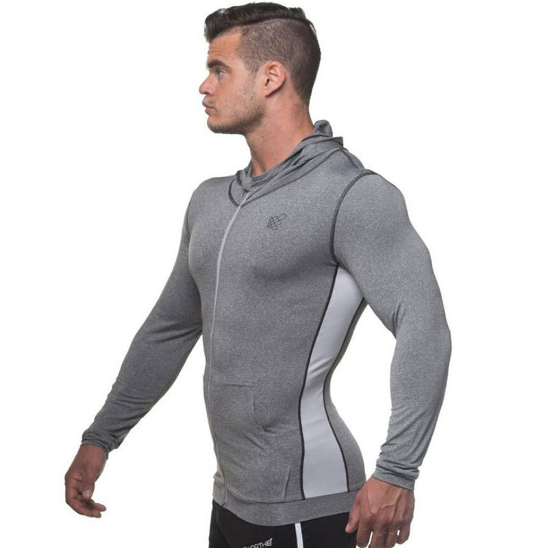 Hooded Sweater Spring And Summer Thin Fitness Suit