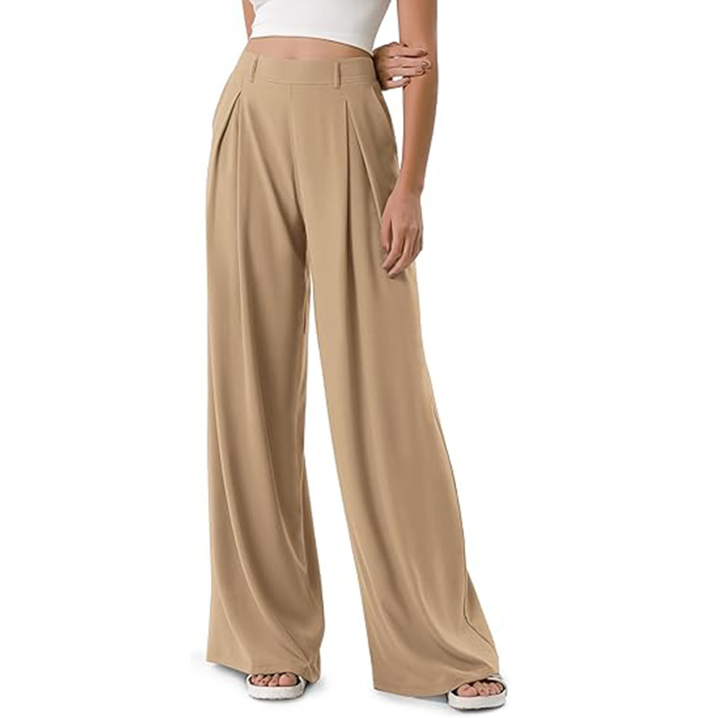 Straight Loose Workout Pants High Waist Commuter Women