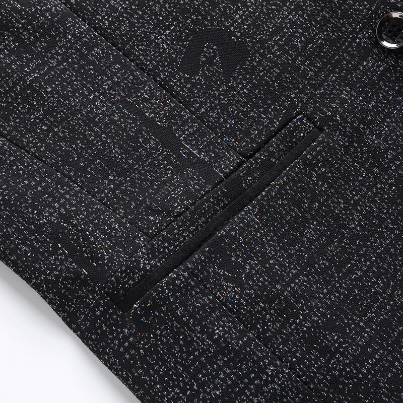 Solid Cotton-Blend Jacket, picture 3 of 6