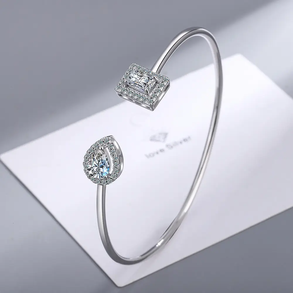 Fashion Sweet Square Zirconium Diamond Bracelet For Women