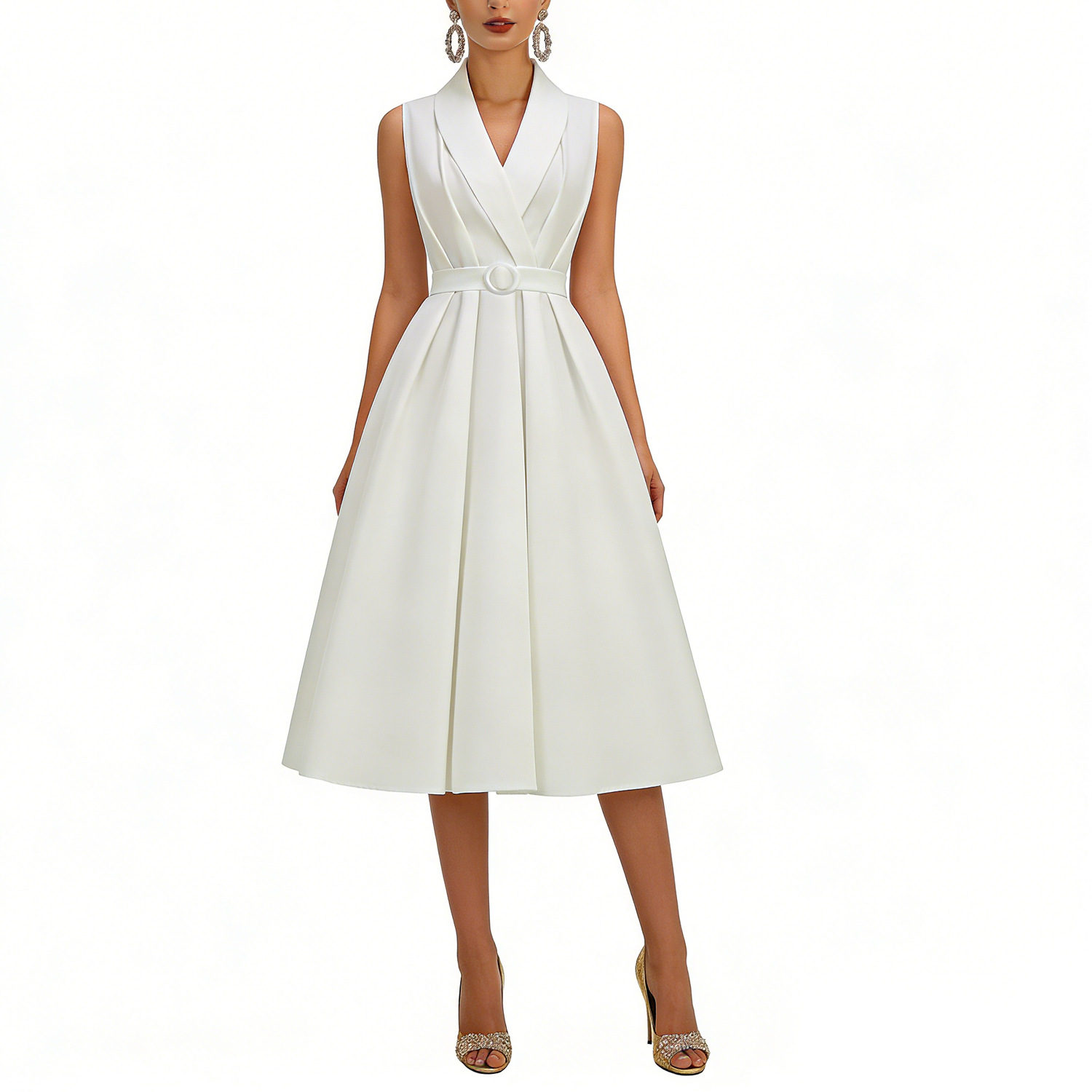Women's Elegant Mid-Length Casual Dress