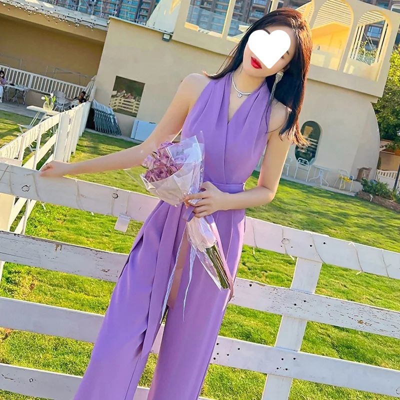 Rose Purple Jumpsuit