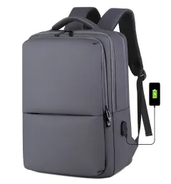 Computer Bag Shoulder Business Backpack Notebook - Grey - View 1