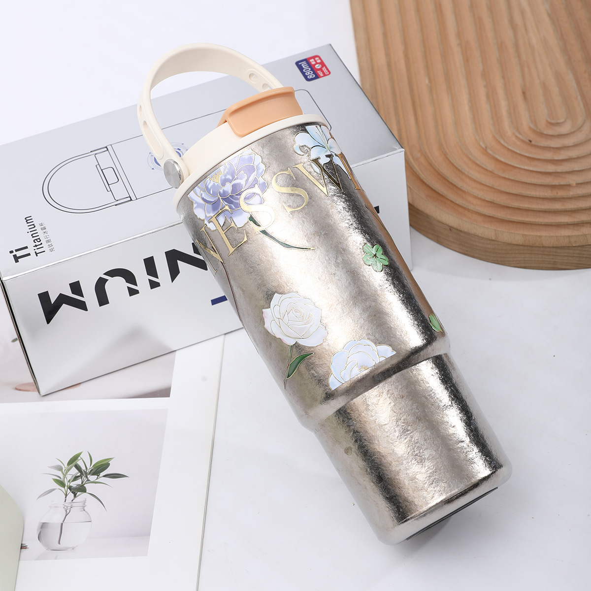 Fashionable Large-capacity Insulated Cup With A Handle — foto 4