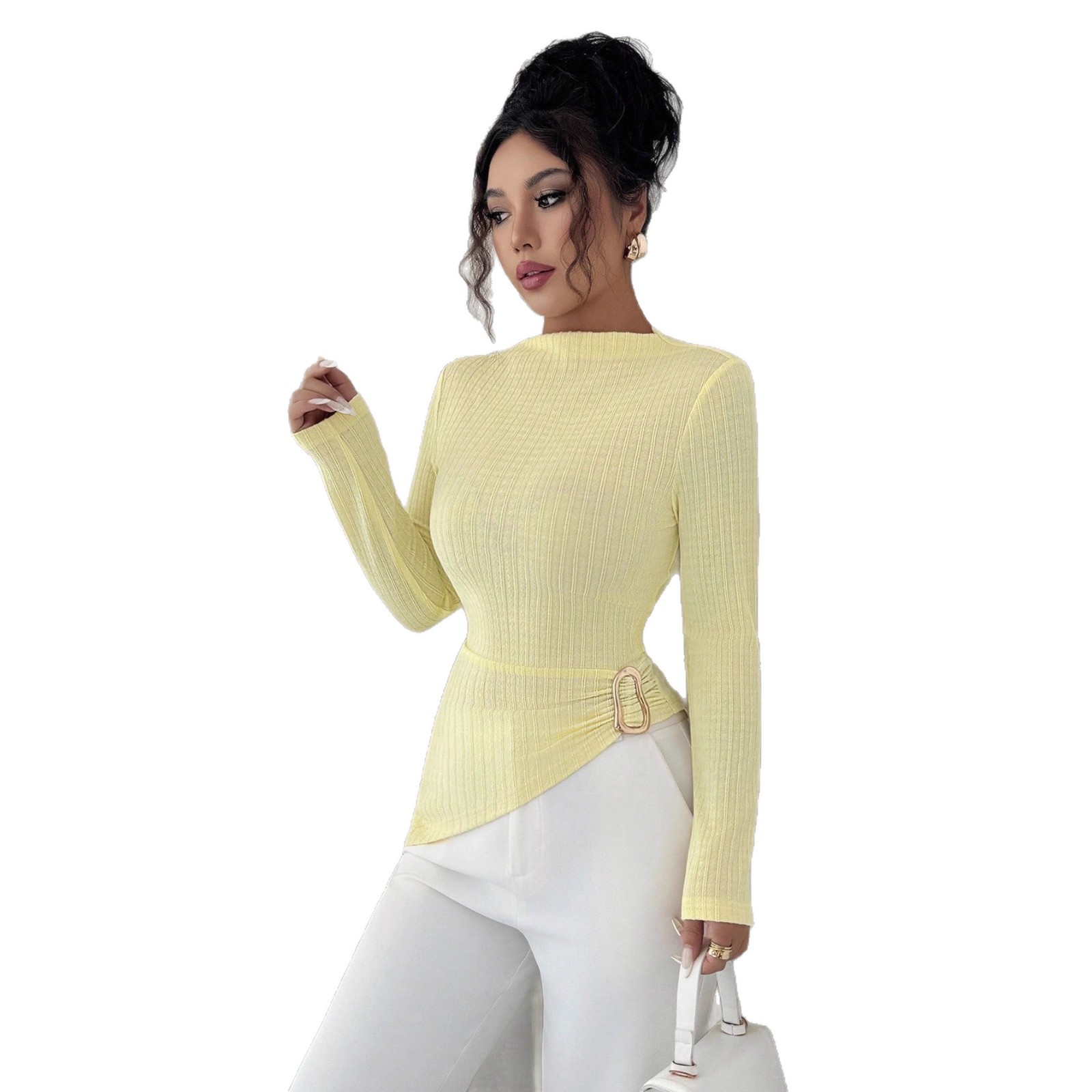 Fashionable Womens Fallwinter Long Sleeve Top