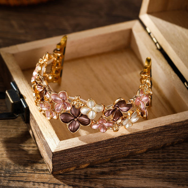 Colorful Floral Elastic Watch Strap