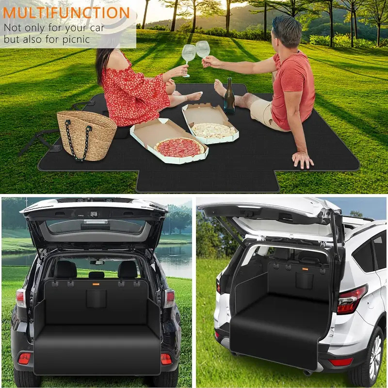 Oxford Cloth Waterproof Pet Mat For Car Trunk detail photo 5