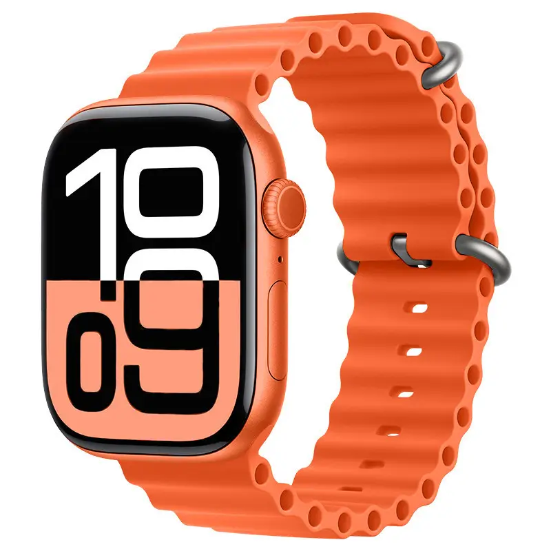 Multicolor Fluororubber Marine Watch Strap