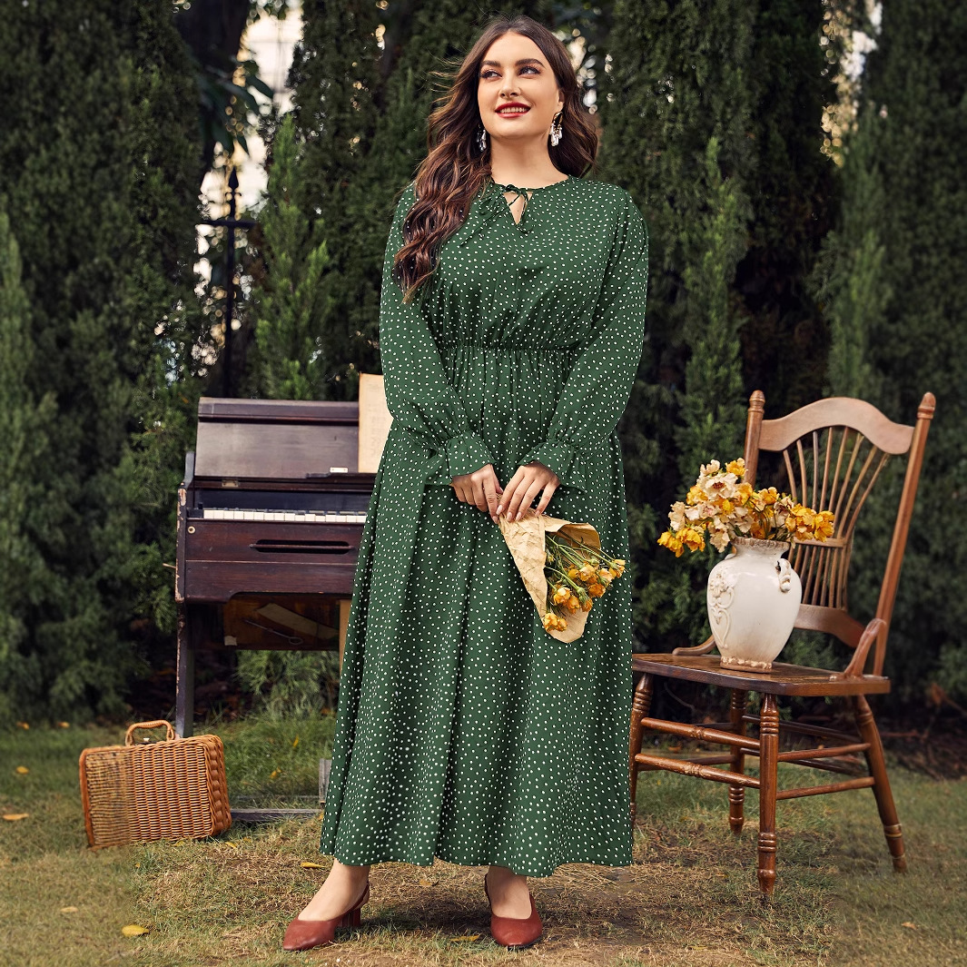 European And American Style Plus Size Women's Clothing Dress