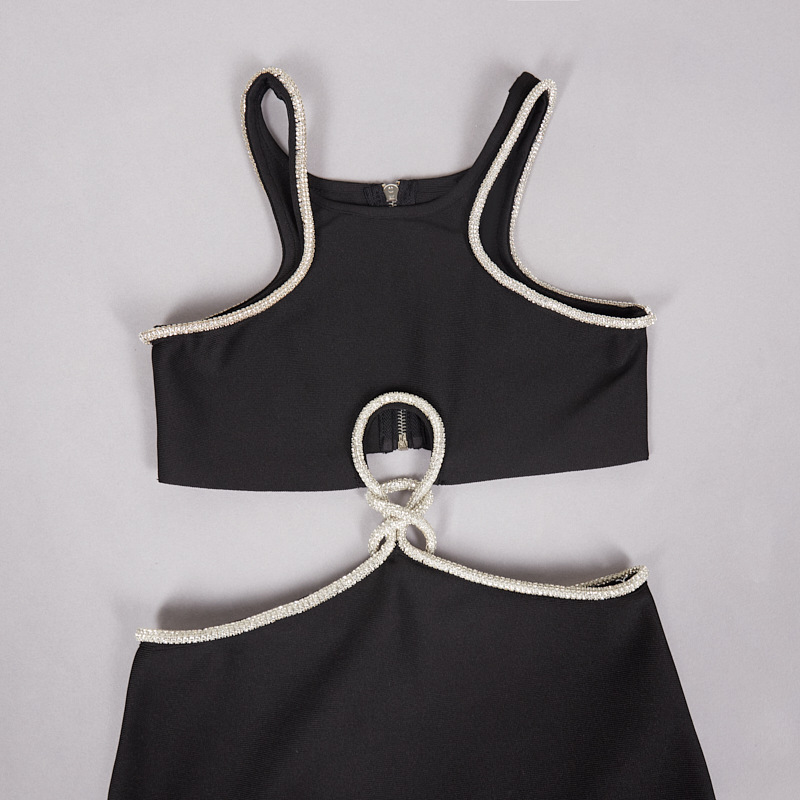Sleeveless Bandage Sheath Dress, picture 7 of 9