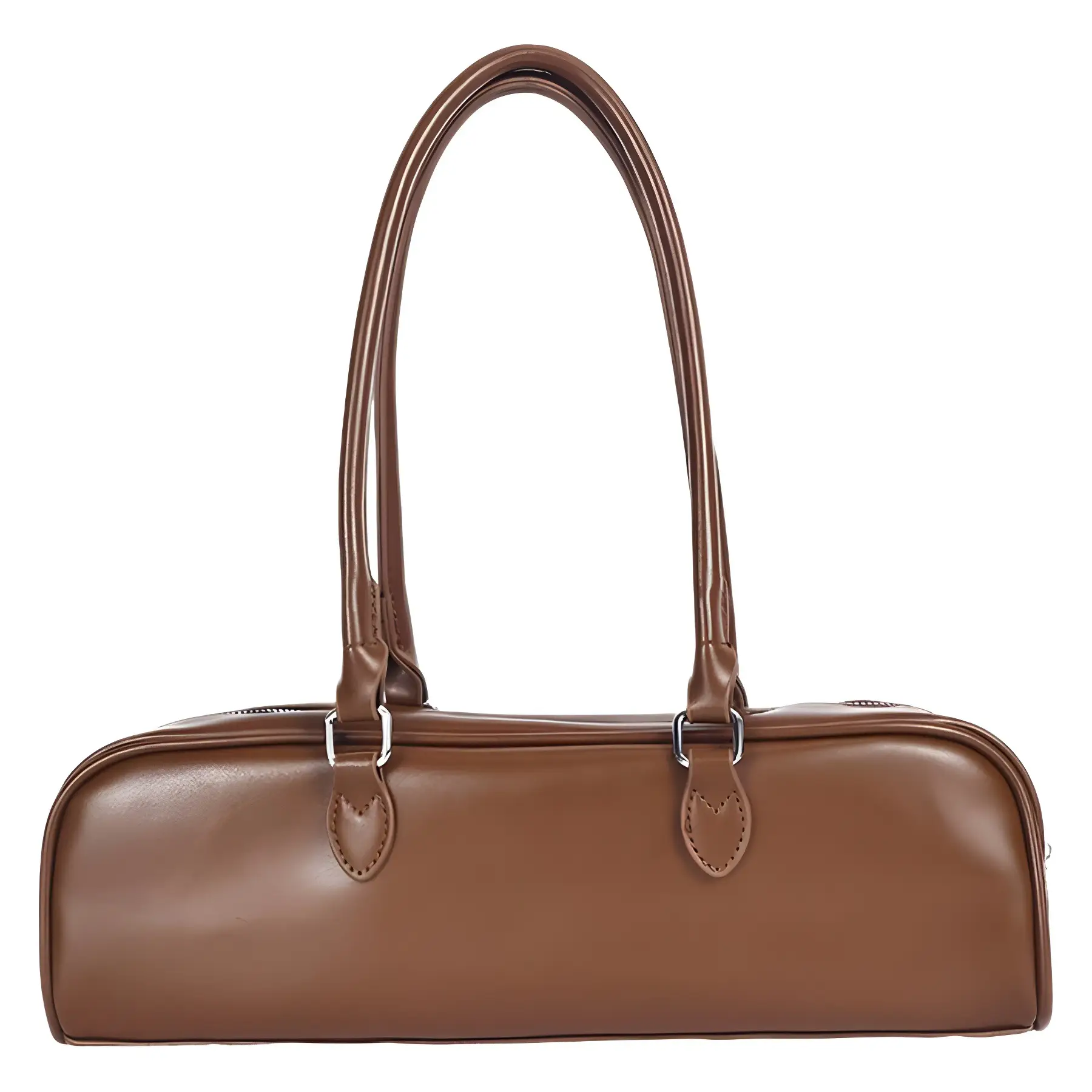 Bowling Women's High-grade Soft Leather Love Shoulder Bag Baguette Bag