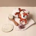 Handheld Gift Towel Wool Brush Baby Drool Towel Pacifier Set view 5