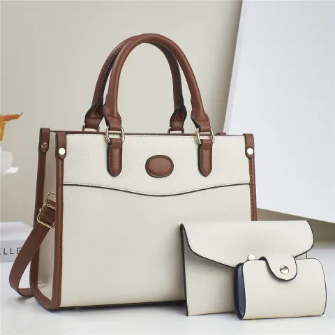 Stylish Three-Piece Shoulder Bag Set for Women Mother-and-Child Bags