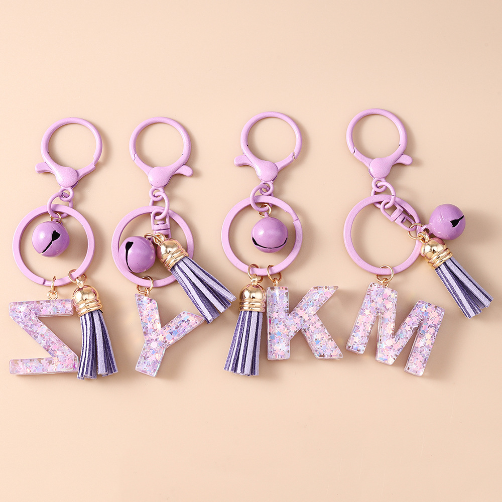 Fashionable Design Bell Tassel Keychain