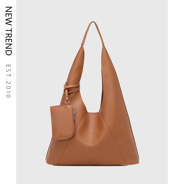 High grade Large Capacity Tote Bucket Bag Brown - Shop at LoveMi